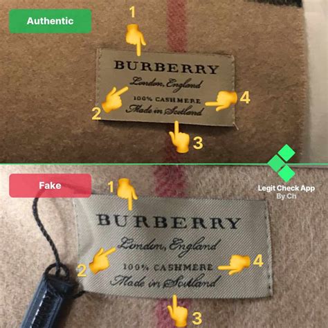 real burberry scarf tag|Burberry Scarf: Fake vs Real & How to Tell the .